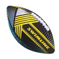 SWIMLINE Neoprene Pool & Beach Accessory for Active Group Play, Backyard Games, and Water Sports – Waterproof Soft Football, Black & Yellow, 10.5" - style: Neoprene Pool Football