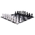 MegaChess Giant Chess Set Game with 12" Tall King - A Large Chess Set Yard Game for Families Looking for Outdoor Jumbo Games - 32 Large Pieces Made from Durable HDPE (Nylon Mat Board Included)