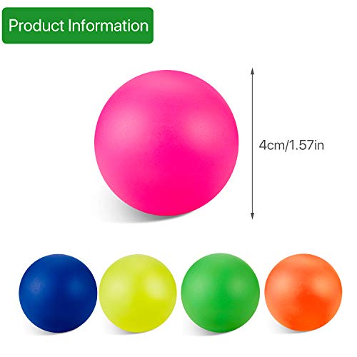 Sumind 5 Pcs Beach Paddle Balls Replacement Balls High Visibility Assorted Color Waterproof Floating Ball for Beach Tennis Backyard Lawn Outdoor Activities