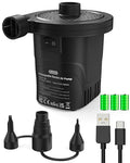 Dr.meter Air Pump for Inflatables, Rechargeable 4000mAh Battery Air Mattress Pump - Portable Quick-Fill Inflator Deflator for Outdoor Camping Inflatable Pool Float Boat Raft Yoga Ball Swim Ring Airbed - style: HT-420