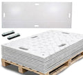 Mytee Products 4 Pcs Ground Protection Mats - White, 4' x 8', Heavy Equipment Mats w/ 6 Pcs Single Connectors - color: White, size: 4 - Pack