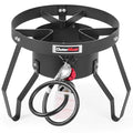 85000 BTU Camping Stove for Cast Iron Dutch Oven,Single Propane Burner with 10 PSI Regulator & Cast Iron Braided Holes, Heavy Duty Round Gas Stove for Outdoor Cooking & Camping - size: Single Burner - Standard