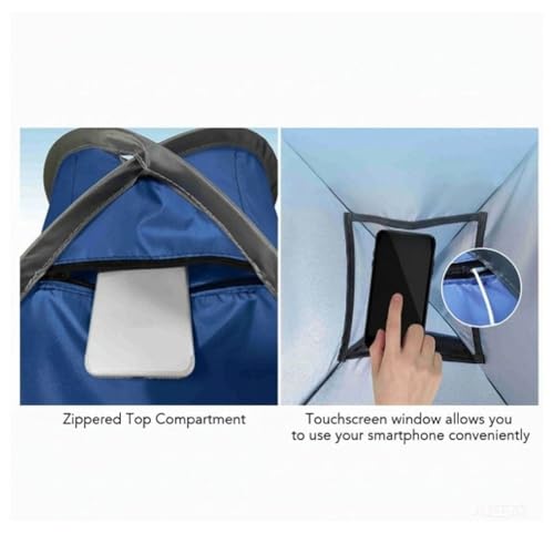Sun Shelter with Carry Bag – Polyester Sun Protection Canopy for Beach, Picnic & Outdoor Travel, Compact Shade Tent for Pets, Lounging & Phone Use(M) - size: M