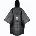 ONETIGRIS Camping Blanket Poncho with with Recycled Synthetic Insulation,Wearable Hoodie Blanket | Ultralight Water-Resistant Warm Camping Blanket for Outdoor, Hiking, Stadium - color: 1pc-black