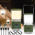 Portable Camping Lantern Rechargeable -4inch, 2000LM LED Camping Lights Lantern with Redlight&20Hours Runtime& Stepless Dimming, Hurricane Emergency Lights for Power Outages, Waterproof Camping Lamp