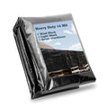 UCINNOVATE Black Tarp Waterproof 16 Mil Taprs Heavy Duty, 6.2x9.8 ft Waterproof Poly Tarp Cover with Grommets, UV Resistant Plastic Tarp for Emergency Rain Patio Furniture Woodpile Camping Pool Tent - size: 6.5x10 Ft 16mil Thick