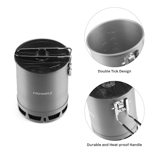 Fire-Maple Petrel Quickboil Pro Ultralight Cooking System – Compact & Fast-Boiling Backpacking Stove Pot Set, Ideal for Hiking, Solo Camping, Travelling, Hunting Trips, etc | FMC-G3 - size: Fmc-g3