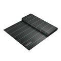 GardenMate 6 x 65 feet Sheet Woven Weed Control Fabric - Stabilized Black Heavy Duty Landscape Ground Cover Membrane - size: 6 X 65 Feet