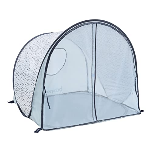 Babymoov Anti-UV Baby & Toddler Beach Tent UPF 50+ Sun Protection with Pop Up System for Easy Use & Transport, Blue Waves (Summer 2025 Edition) - style: Blue Wave Tent