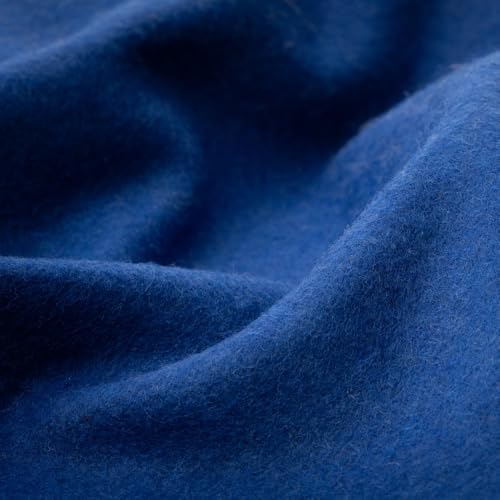 Arcturus Military Wool Blanket - Warm, Thick, Washable - Great for Outdoors, Camping, Stadium Blanket, Picnics, Travel - Car & Bushcraft Survival Kits - color: Royal Blue