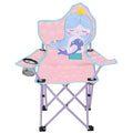 KABOER Kids Outdoor Folding Lawn and Camping Chair with Cup Holder and Carrying Bag, Children's Camping Chairs - color: Pink Mermaid
