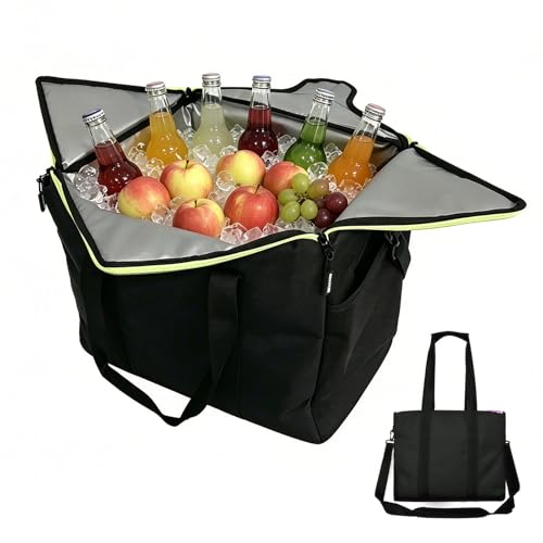 All-in-One Party Cooler Bag with Folding Design and Insulated Compartments -GETTOONE Ideal for Tailgating and Outdoor Events! - size: 18 x 12 x 14 inch