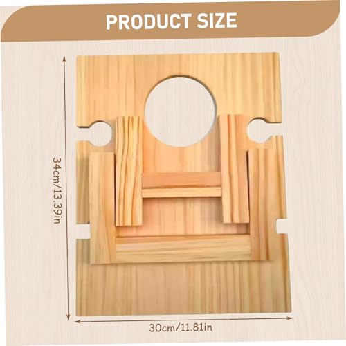 Picnic Table Portable Picnic Table Wooden 13x12x6 Folding with Wine Glass Holder Slot & Wine Bottle Holder Hole for Outdoor Lawn Garden Park