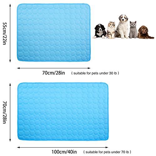 Dog Cooling Mat, Pet Cooling Pads for Dogs, Summer Cooling Bed for Cats, Portable Pet Cooling Cushion for Home or Outdoor - size: 40x28IN