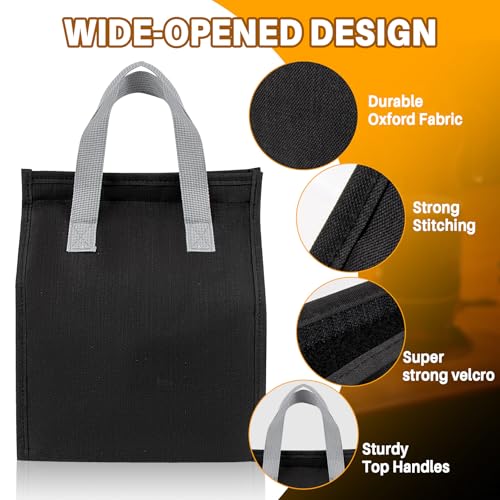 RAINFLOW Insulated Lunch Bag - Premium Thermal Lunch Box Leakproof & Waterproof Large Capacity Durable Lunch Carrier Keeps Food Hot or Cold for Family, Office, Travel and Picnic