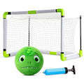 VangeBow Toddler Toy Soccer Goals for Backyard Indoor with Soft Plush Dinosaur Ball, Mini Soccer Nets and Ball Set for Kids(Pump Include) - style: Dinosaur Ball & Goal