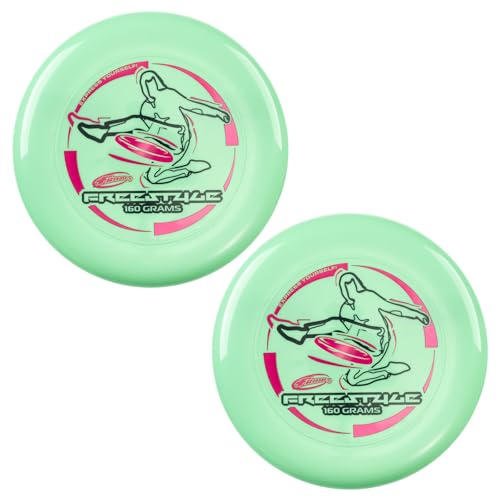 Frisbee Outdoor Flying Disc 160g, 10.5 Inch Sports Disc, Durable and Flexible, for Outdoor Beach Backyard Family Fun - color: Mint Green(2Pack)