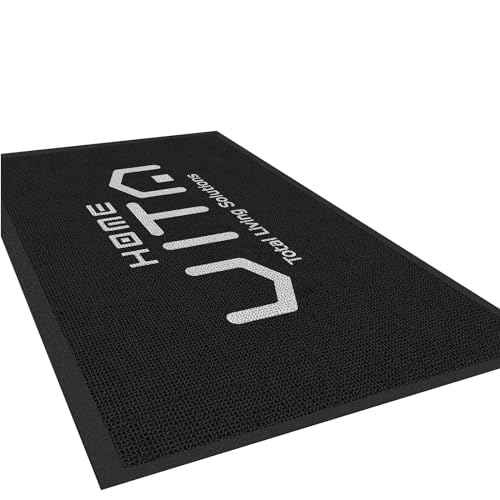 Commercial Floor Mat Personalized Area Rug Any Size Color Logo Shape Pattern Indoor and Outdoor Washable Entrance Mat Entryway Welcome Non-Slip Mat Durable Wear Resistance Rug - color: Black, size: 4'x2'/120x60cm