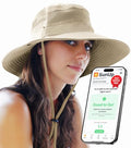 GearTOP Safari Hat for Men Sun Hats for Women UV Protection UPF 50+ Fishing, Gardening, Hiking Hat (22-23 1/2") - color: Beige Standard