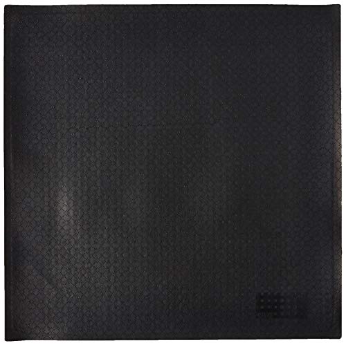 Hudson Exchange (35"x35", Bluestone) Fashion Scraper Entry Square Floor Mat - color: Bluestone