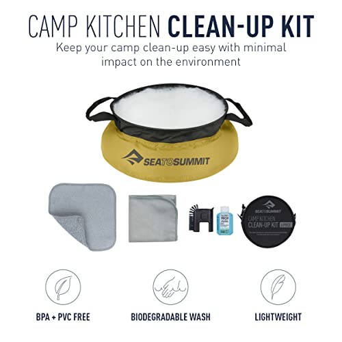Sea to Summit Camp Kitchen 6-Piece Clean-Up Kit - color: Yellow