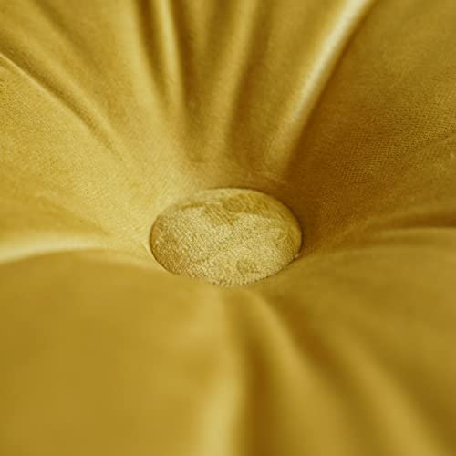 ARTMAGIC Flower Shaped Velvet Decorative Throw Pillow Cushion Ultra Soft Cute Floor Pillow for Couch Bed Sofa (Chartreuse) - color: Chartreuse