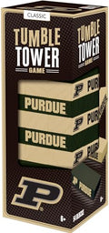 Baby Fanatic MasterPieces Game Day - NCAA Purdue Boilermakers - Officially Licensed Tumble Tower, Real Wood Blocks - style: Purdue Boilermakers
