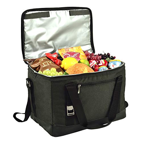 Picnic at Ascot Folding Insulated Leakproof Cooler for Lunch Picnic Camping Beach Park Day Trips - 46 Can Capacity