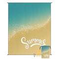 Large Beach Blanket Sandproof Waterproof 70.8" X 86.6"for Quick Drying Outdoor Picnic Mat for Beach - color: D07