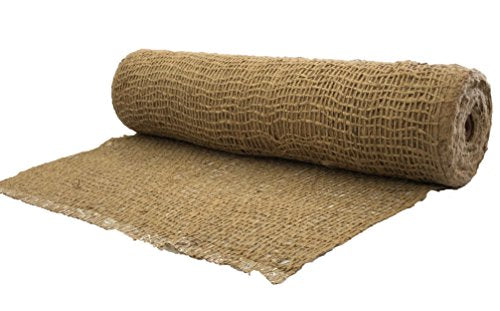 AK TRADING CO. SoilSaver-10Yard AK-Trading 10 Yards (30 feet Long) -120 Sq. Ft. Coverage Jute Erosion Control, Soil Saver Mesh Blanket-48 Wide x 10 Yards, 10 Yards, Natural - size: 10 Yards