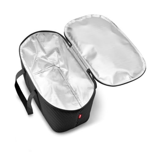 reisenthel coolerbag - Cooler Bag Made Polyester Fabric - Ideal for The Picnic, Shopping and on The Road - color: Black mesh