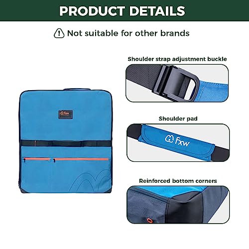 FXW Specialized Dog Playpen Storage Bag (Not Suitable for Other Brands), Designed for RV Trips, Fits 24" H 8 Panels and 9 Stakes, 1 Pack│Patented - color: Blue, size: 24 inch(1 Pack)