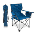 ALPS Mountaineering King Kong Camping Chairs for Adults with Mesh Cup Holders and Pockets, Built Durable and Reliable with Compact Foldable Steel Frame - color: Deep Sea/Charcoal