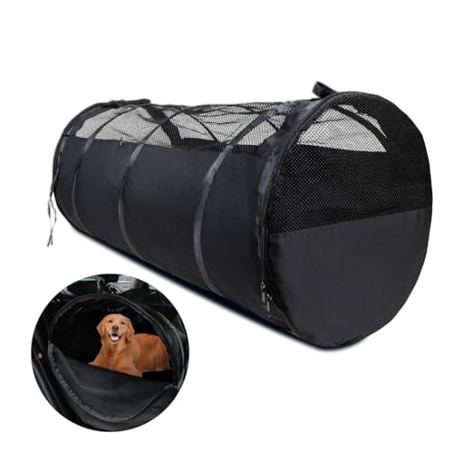 Pet Tube Soft Sied Dog Carries,Extra Long Cat Tunnel for Cars, Outsidet Enclosures Playpen Tunnel Catio for Long Distance Travel Road Trip