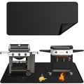 100x39 inches Extra-Large Under Grill Mats for Outdoor Grill, Double-Sided Fireproof Protective Mat, Oilproof Waterproof BBQ Fire Pit Fireplace Mat - color: 100"x39"