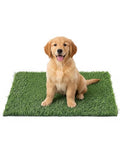 Artificial Grass Dog Potty Grass Pad Replacement (4-Pack) – 20x25” Reusable Dog Grass Pads for Indoor Potty Training, Balcony & Apartment Use