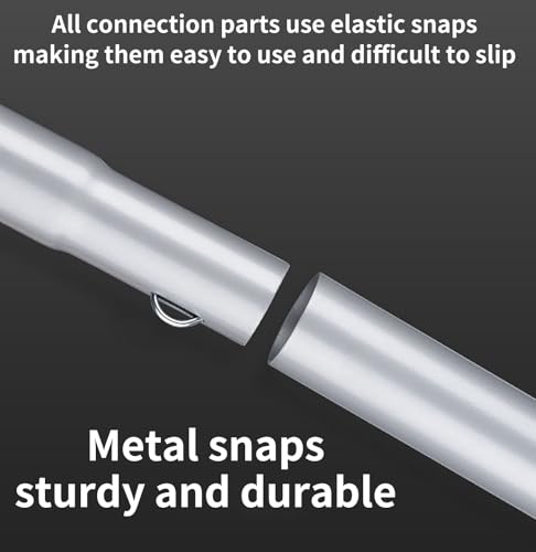 Camping Tarp Poles Tent Poles Adjustable for Tarp Canopy Awning Beach Shade (Dia 1.0"/Length 86.6") - color: Dia 1.0"/Length 86.6"
