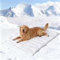 Dog Cooling Mat, Reversible Self-Cooling Mat for pet, Cool Fabric Top & Velvet Back, Portable Ice Cool Fabric Dog Bed, Easy Washable Summer Pets Cool Pad for Indoor Outdoor (XL(59.0″*39.8″)) - size: XL(59.0″*39.8″)