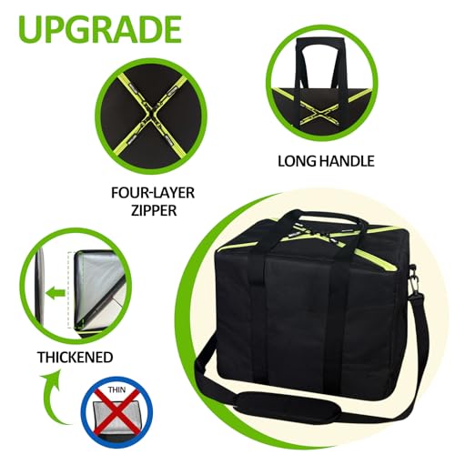 All-in-One Party Cooler Bag with Folding Design and Insulated Compartments -GETTOONE Ideal for Tailgating and Outdoor Events! - size: 15 x 12 x 11 inch