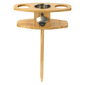 The Lakeside Collection Outdoor Wine or Beer Picnic Table - Beer - style: Beer