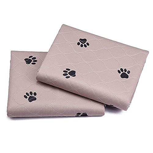 Washable Dog Pee Pads with Puppy Grooming Gloves,Puppy Pads,Reusable Pet Training Pads,Large Dog Pee Pad,Waterproof Pet Pads for Dog Bed Mat,Super Absorbing Whelping Pads - size: 36x41 Inch (Pack of 2)
