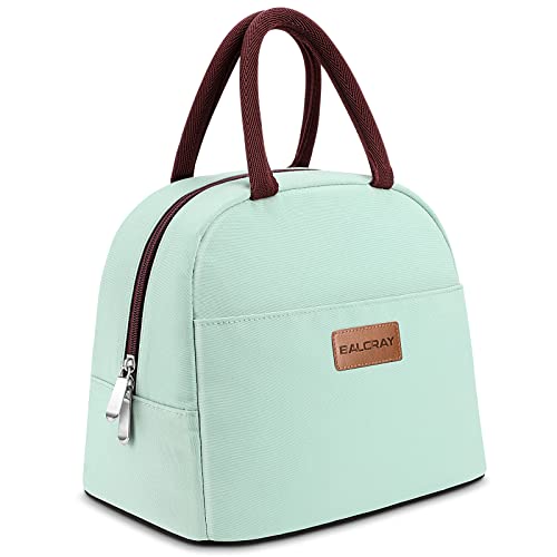 BALORAY Lunch Bag for Women Men Insulated Lunch Box for Adult Reusable Lunch Tote Bag for Work, Picnic or Travel (Mint Green) - color: Mint Green, size: M