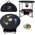 HOROW Bean Bag Toss Game - New Upgraded Portable Cornhole Set with 12 Bags, Foldable Design with Storage Layer - Lawn Games, Beach and Yard Games for Adults and Family
