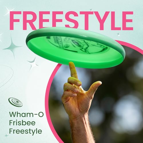 Frisbee Outdoor Flying Disc 160g, 10.5 Inch Sports Disc, Durable and Flexible, for Outdoor Beach Backyard Family Fun - color: Mint Green + Light Purple