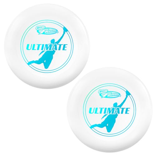 Frisbee Official Ultimate 175g Flying Disc, 10.75 Inch Professional Training Disc for Competition and Outdoor Fun - color: B(2Pack)