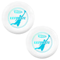 Frisbee Official Ultimate 175g Flying Disc, 10.75 Inch Professional Training Disc for Competition and Outdoor Fun - color: B(2Pack)