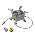 The Bincho Grill Charcoal Starter Gas Burner – 12,800W High Heat Mini Stove with 4 Heads – For Chimneys to Light Binchotan & BBQ Charcoal – Portable Propane/Butane Camping Stove with Piezo Ignition