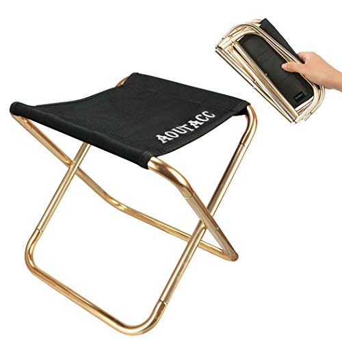 Ultralight Portable Folding Camping Stool for Outdoor Fishing Hiking Backpacking Travelling(XL:13"x14"x15";Large:11.8"x11"x11.4"; Medium:8.3"x9.5"x 11") - color: Black, size: 11.8"x11"x11.4"