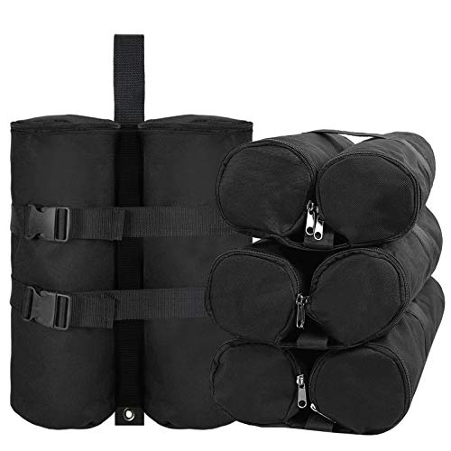 Sand Weight Bags(140lbs) for Pop up Tent,1680D Heavy Duty Weights Sand Bags for Outdoor,Set of 4 - color: 140 lbs