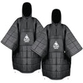 ONETIGRIS Camping Blanket Poncho with with Recycled Synthetic Insulation,Wearable Hoodie Blanket | Ultralight Water-Resistant Warm Camping Blanket for Outdoor, Hiking, Stadium - color: 2pcs-black